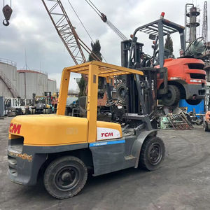 Chariot élévateur diesel d'occasion de marque japonaise, 3/5/6/7/8/10/12/15/16/18 tonnes, pour conteneurs, modèles FD50, TCM, Heli, Toyota, avec déplacement latéral. - Product Image 1