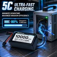 بطارية باتيفوس 6S2P بسعة 10000 مللي أمبير وجهد 21.6 فولت من نوع Molicel P50B مع موصل XT60، تعمل من -40 إلى 500 درجة مئوية، 500 دورة شحن، معتمدة UN38.3، مناسبة للرش الزراعي والطائرات بدون طيار الصناعية الثقيلة