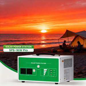 Générateur de camping extérieur sans fil à énergie solaire, tout-en-un, station d'alimentation portable 1000w - Product Image 2