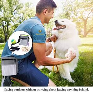 Free sample Waterproof <b>Dog</b> Training <b>Pouch</b> with Waist Belt Pet <b>Treat</b> Bag for Walking and Snacks Made of Durable Nylon Plastic - Product Image 4