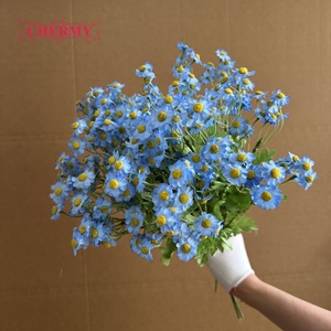 DC231 Fiori Artificiali di Margherita Gialla Finta all'Ingrosso, <span class=keywords><strong>Margherite</strong></span> Selvatiche Artificiali per Composizioni Floreali Boho - Product Image 4