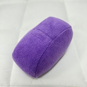 Cojín Decorativo Ovalado de Felpa con Relleno de Espuma de Goma, 11cm-30cm, Color Sólido, Unisex - Product Image 1