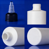 Bouteilles applicatrices cylindriques rondes de grande taille 32 oz pour solvants, huiles, peintures, encres, avec embout applicateur, et bouteilles de 1000 ml pour huile capillaire avec bouchon torsadé