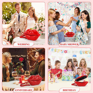 Grabadora retro en forma <span class=keywords><strong>de</strong></span> labio rojo creativo, libro <span class=keywords><strong>de</strong></span> visitas <span class=keywords><strong>de</strong></span> audio - Product Image 2