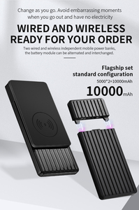 <span class=keywords><strong>Batterie</strong></span> <span class=keywords><strong>externe</strong></span> magnétique haute capacité de <span class=keywords><strong>15000mAh</strong></span> de <span class=keywords><strong>batterie</strong></span> remplaçable - Product Image 3