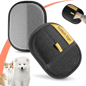 Custom New Upgrade <b>Pet</b> Hair Removal Glove for Cats Dogs Hiar Reusable Efficient Electrostatic Cat Grooming Gloves - Product Image 1