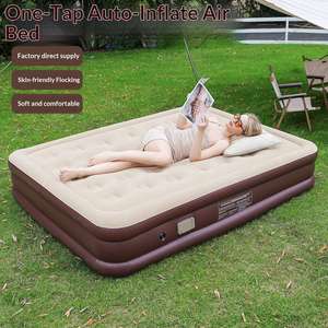 Nuevo Colchón de Aire para Exteriores, Colchón Inflable de PVC con Bomba Integrada, Individual y Doble, Colchón de Aire Automático - Product Image 4