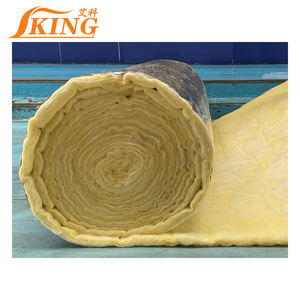 Couverture isolante en laine <span class=keywords><strong>de</strong></span> verre ISOKING avec feuille d'aluminium – <span class=keywords><strong>Isolation</strong></span> haute performance pour CVC et bâtiment - Product Image 1