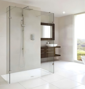 Nouveau design de cloison de <span class=keywords><strong>douche</strong></span> fixe en verre trempé personnalisable pour les maisons - Product Image 3