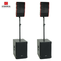 HYANKA LVP-15 Altavoz Line Array Profesional de 15'' con Amplificador Clase D de 4000W, Altavoces Line Array Profesionales