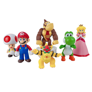Großhandel Mario Bros PVC-Actionfiguren 12cm Modellspielzeug 6 Stile Spielzubehör Montage Erforderlich - Product Image 1