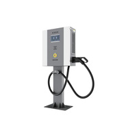 Nouvelle station de recharge pour véhicules électriques commerciale Sixpence à montage au sol, 200-220V, 20kw, 30kw, 40kW, CCS, GBT, CHAdeMO, 100A, IP54, étanche