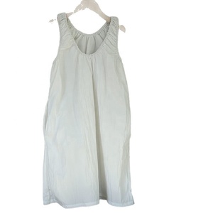 Abito estivo senza maniche per bambina, abito casual <span class=keywords><strong>bianco</strong></span> testurizzato per bambine, per vacanze al mare - Product Image 5