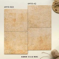 Carreaux de sol en porcelaine mats, exquis, sculptés en forme de château, 400x400mm, antidérapants et résistants à l'usure, pour salle de bain, cuisine, véranda, jardin