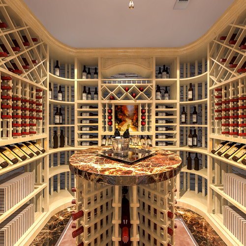 Solid Wood Eco-Friendly Wine Cabinet Display Rows Extendable Shelves Minimalist Design Home Furniture Red Wine Storage (20-29
