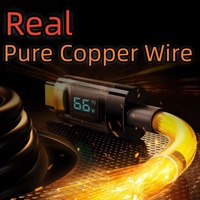 JMAX 100W/66W/27W PD Charge rapide Type-C vers câble d'éclairage avec affichage numérique intelligent Compatible avec les chargeurs d'iPhone