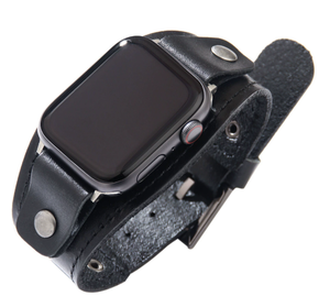 <span class=keywords><strong>Bracelet</strong></span> de montre punk en cuir de <span class=keywords><strong>luxe</strong></span> pour hommes et femmes, compatible avec les séries de montres 49mm, 44mm, 42mm, 40mm, 38mm, 41mm, 45mm - Product Image 2