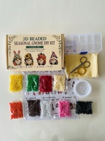 Kit DIY d'animaux 3D perlés transfrontalier, miniatures 25x25x25cm, 14+ couleurs, emballage en boîte