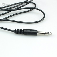 Câble stéréo TRS jack 6.35mm 1/4 pouces pour microphone