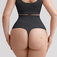 Tanga Moldeadora sin Costuras para Mujer, Cintura Alta con Banda de Silicona Antideslizante, Invisible Bajo la Ropa