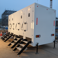 2026 Remorque Sanitaire de Luxe Extérieure pour Mariages sur la Plage, Fêtes en Plein Air et Divers Scénarios d'Utilisation, Toilettes Portables Mobiles
