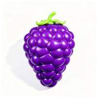 Grape Squishy Big Grape Squishy pour les émotions, jouet anti-stress souple en TPR en forme de fruit à presser