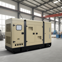 Groupe électrogène diesel refroidi par eau Weichai 100 kW 125 kVA, triphasé AC, type silencieux et châssis ouvert, démarrage 24 V CC, usage domestique