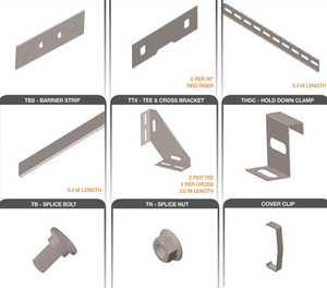<span class=keywords><strong>Accessoires</strong></span> de chemin de câbles industriels de bonne qualité, raccords de chemin de câbles en acier inoxydable, écrous - Product Image 5
