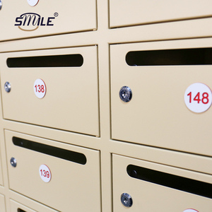 Buzón de metal multipuerta SMILE hecho a medida: adecuado para comunidades residenciales, construcción de alta calidad - Product Image 5