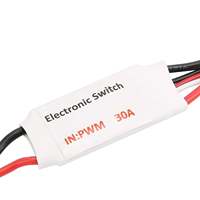 Interrupteur électronique PWM 3.7-27V pour modèles RC FPV, avions RC, interrupteur de lumière RC, 30A 1-6s