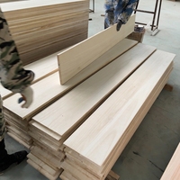 Panneau de Paulownia collé sur le bords 18mm 22mm 20mm, bois massif jointé, bois léger pour cercueil en Paulownia