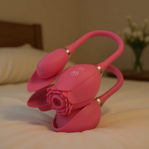 Vibrador de Succión Ye Lianhua Rose W-555, Control Manual, Plástico ABS y Silicona, Masturbación Femenina, Succión de Senos - Product Image 2