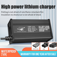 Chargeur de batterie au lithium 60V 72V 5A 8A 10A 12A 15A 20A 25A, chargeur rapide intelligent LiFePO4 et lithium-ion avec protection de sécurité complète