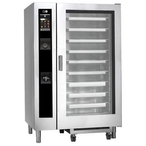 Tecnología direccional de vapor para horno mixto. Para uso en restaurantes 20 GN 2/1-1200x910X1850mm 51600 W 400/3V-41W202ER EURAST Gas Power - Product Image 1