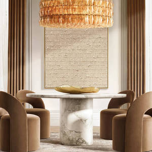 36" Clear Glass Round Chandelier American Style Home Decor Dining Room Modern Metal Handmade Glass Hanging Pendant Lamp - Product Image 4