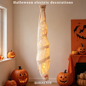 Nuevo Accesorio de Terror para Halloween: Momia Colgante con Ojos Brillantes y Control por Voz para Casa Embrujada o <span class=keywords><strong>Escape</strong></span> <span class=keywords><strong>Room</strong></span> - Product Image 4