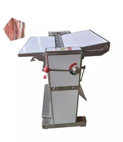 Nouvelle machine à écorcher le porc fraîche, trancheuse à retirer la peau de la viande de porc/mouton/vache, acier inoxydable de qualité alimentaire 304, épaisseur réglable