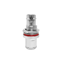 Conector RF Triaxial Triax TRB KY3 Hembra de Montaje en Panel para Cable Triaxial TRX316, Conector Coaxial RF de Alta Blindaje