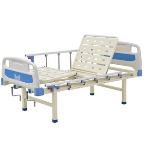 Cama de cabecera médica de acero inoxidable con descuento de 2 camas de hospital manuales - Product Image 4