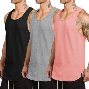 Lot de 3 débardeurs de sport pour homme, décontractés, à séchage rapide, anti-UV, respirants, pour la musculation, le fitness et la gym - Product Image 1