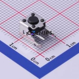 TS-1038-A1B3-D2 Tactile Switch Through hole,6x6mm Switch Single Pole Single Throw Round Button 2.5N Right Angle Insert - Product Image 1