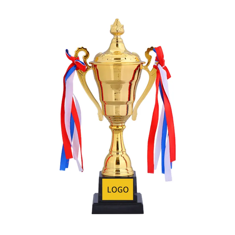 Benutzer definierte Großhandel Gymnastik Fußball Trophäen Auszeichnung Metall medaille Gold Farbe Sport Fußball Basketball Badminton Trophy Cup