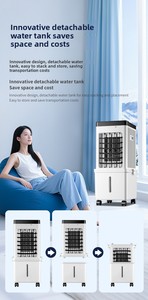 Enfriador de Aire Evaporativo de Alta Calidad, Ventilador de Aire Portátil para Uso en Interiores - Product Image 2