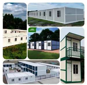 Casa Contenedor Plegable <span class=keywords><strong>de</strong></span> los Años 60, Casa Contenedor <span class=keywords><strong>de</strong></span> Plegado Rápido, Barracas Temporales <span class=keywords><strong>de</strong></span> Alta Resistencia para la Construcción Ferroviaria, Casa Móvil - Product Image 1