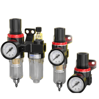 Compresseur d'air 73/2000, processeur de source d'air AFC2000, séparateur huile-eau, vanne de régulation de pression AR, commande pneumatique AFR 40UM