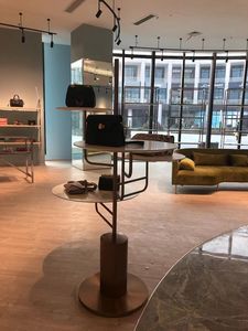 Winkel Multi-Layer Schoenen Tassen Product Promotietafel Custom Metalen Opslag Display Stand Doek Rack Winkel Interieur Ontwerp - Product Image 6