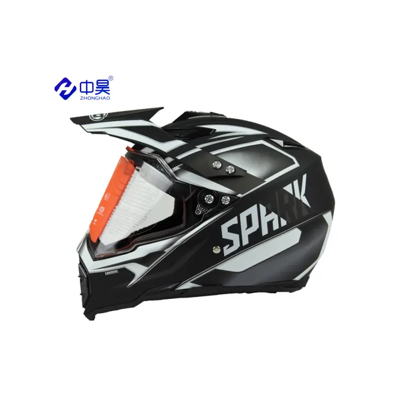 Alta Qualidade Flip Up Capacete Abs Half Face Motocicleta Capacetes Capacete De Corrida Dot Aprovado full-face Motocicleta