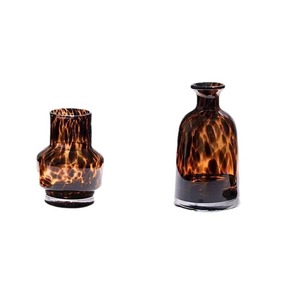 Vase en verre de style moderne et luxueux, pot de fleurs hydroponique en verre pour table, décoration vintage - Product Image 4