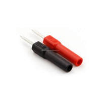 Adaptateur de prise banane mâle 2 mm vers prise banane femelle 4 mm Qianjia QJCP012, connecteur de test banane en cuivre anti-court-circuit 26.470