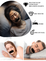 Bande de ronflement à forte tenue Enlèvement sans douleur Bande microporeuse de qualité supérieure Patch buccal hypoallergénique